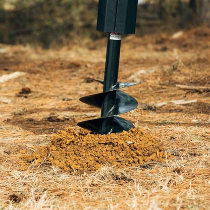 Titan Attachments Auger Bit for 3 Point Post Hole Digger, 24" Drilling Depth with Fishtail Point, HD Steel, Digging Bit Only (Auger Bit Diameter: 12")