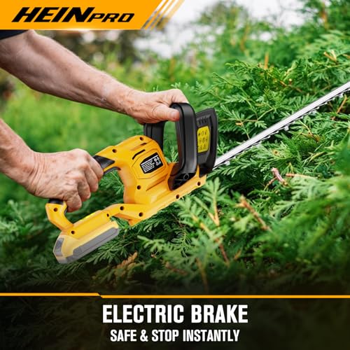 HEINPRO Hedge Trimmer Cordless Compatible with Dewalt 20V MAX Battery - size: 22.01-INCH