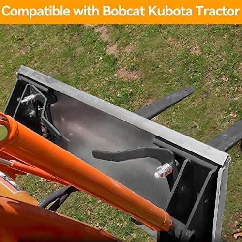 YINTATECH 1/4" Universal Quick Attach Mount Plate for Kubota Bobcat Loader - size: 1/4 Inch
