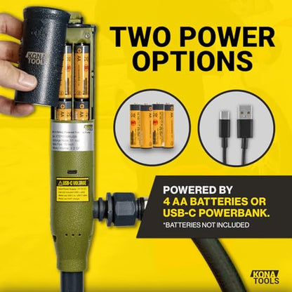 Portable Fuel Transfer Pump, Battery or USB-C Powered - style: Battery/USB Powered with Upgraded Hose