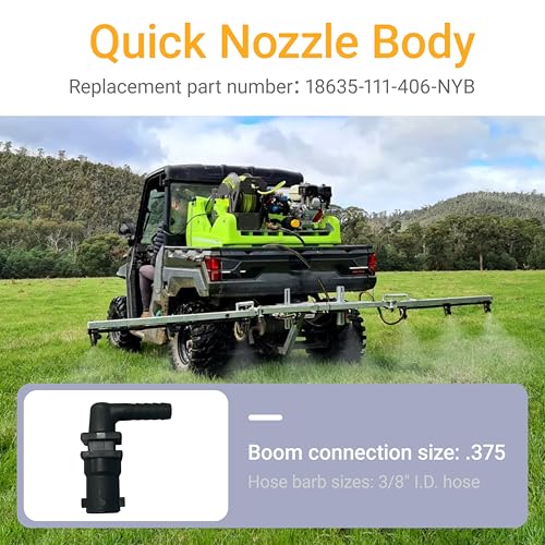 Replacement Spraying Systems 18635-111-406-NYB Fits QJ100 Series Quick TeeJet Single Nozzle Body