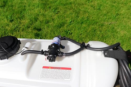 15 Gallon Pull-Behind Trailer Broadcast Sprayer - 1.1GPM, 7' Swath - size: 15 Gallon, style: Tow-Behind