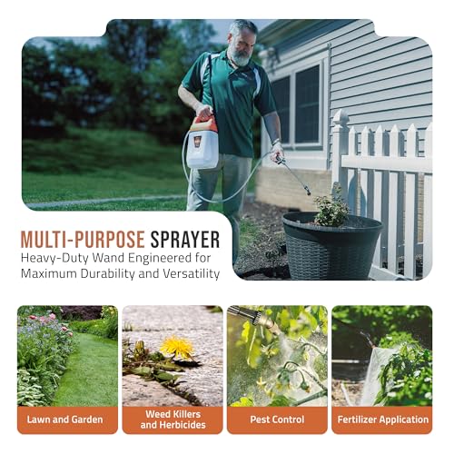 PetraTools EZ1 Battery Powered Sprayer - 3 Hr Runtime & 3 Nozzles, 1 Gallon - size: EZ1-Sprayer