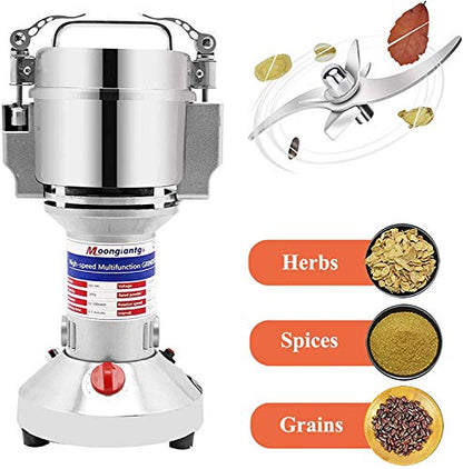Moongiantgo Grain Mill Grinder Electric, 300g Upright, 110V - size: 300g Upright