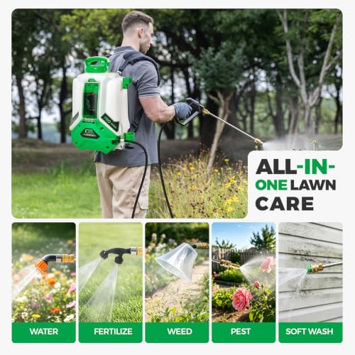 Upgraded Sprayer for Garden, Outdoor Weeding, Spraying, Cleaning (Flex 6-2.6AH) - size: FLEX 6-2.6AH