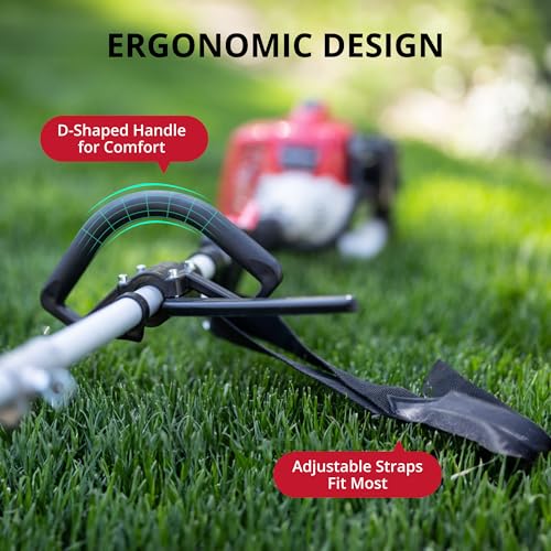 AMERISUN 26cc 3in1 Gas Brush Cutter & String Trimmer&Edger