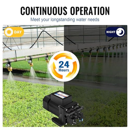 YOUNGTREE Brushless 110V Water Pressure Transfer Pump Continuous Duty 6.0GPM 55PSI On Demand Fresh Water Diaphragm Pump 110 Volt AC for Irrigation Garden Home Pool Car Washing Rain Barrel Industry - size: 6.0GPM-55PSI-110VAC-Brushless