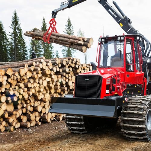 Garvee 28 in Log Lifting Tongs, Log Grabber, Skidding Log Lifting Tongs Timber, Heavy Dut Solid Steel Swivel Dragging Steel Tongs Log Lifting Lumber Skidding Tongs Logging Grabber(4 Claw) - size: 28 in-4 Claw