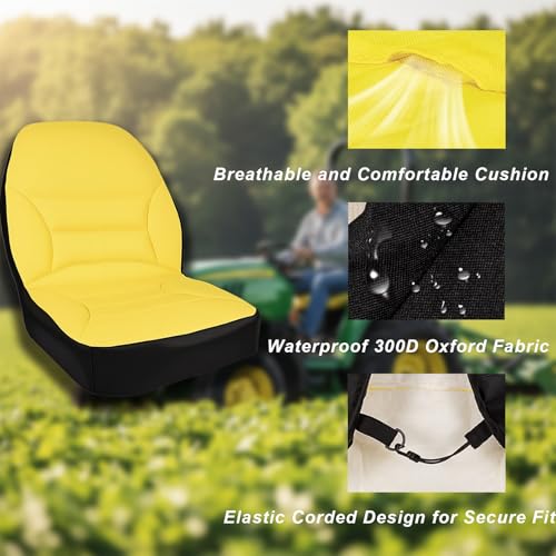 LP95233 Waterproof Seat Cover for John Deere Tractor 3E Series