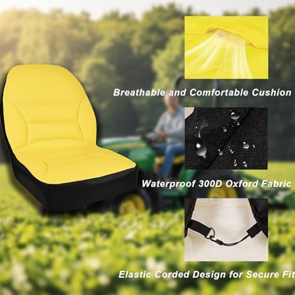 LP95233 Waterproof Seat Cover for John Deere Tractor 3E Series