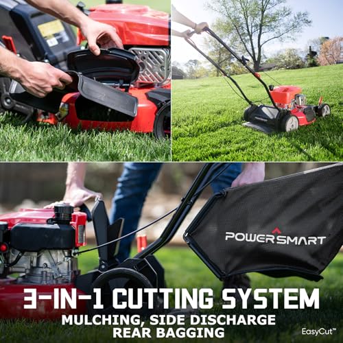 PowerSmart EasyCut 18-Inch 144cc Gas Lawn Mower