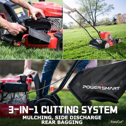 PowerSmart EasyCut 18-Inch 144cc Gas Lawn Mower