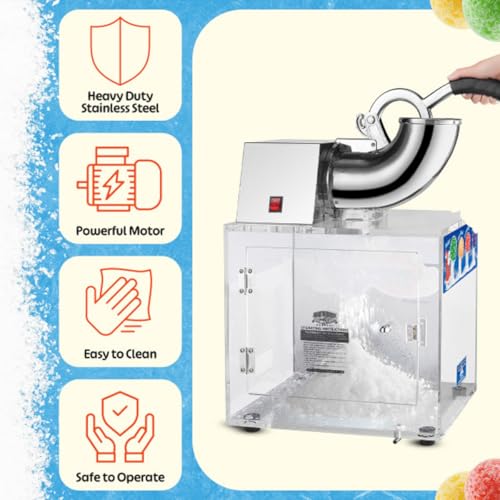 Great Northern Polar Blast Acrylic Snow Cone Machine Snowcone Slush Maker - color: Acrylic
