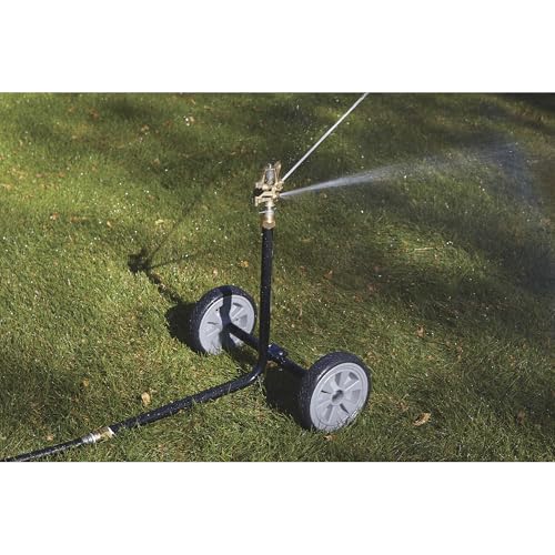 Strongway Wheeled Sprinkler, 6-10 GPM, 100ft. Coverage, 7,800 Sq. Ft. - size: 2 Nozzles