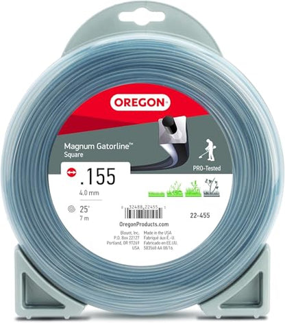 Oregon Magnum Gatorline 155 Trimmer Line Heavy Duty, .155" x 25-Foot - size: 1 lb
