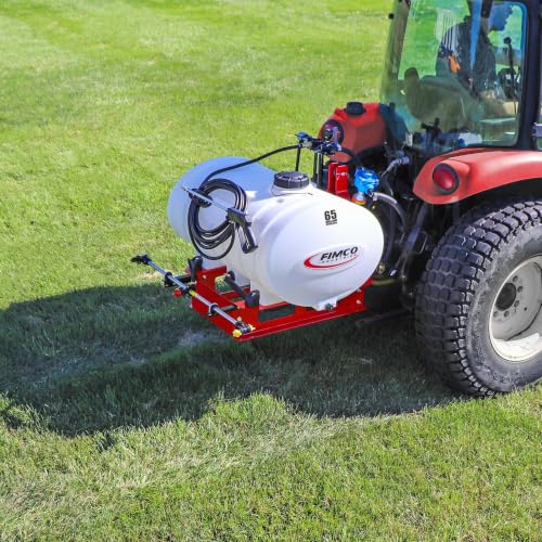 FIMCO 5303253 65 Gallon 3 Point Tractor Sprayer with 3 Nozzle Boom