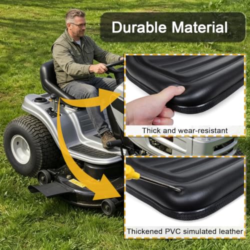 Universal Forklift Seat with Micro Switch, Tractor Seat - color: Black