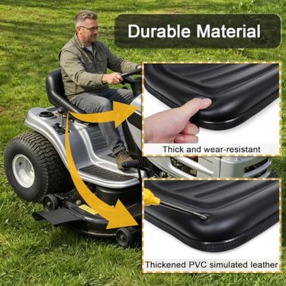 Universal Forklift Seat with Micro Switch, Tractor Seat - color: Black