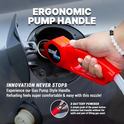 TERA PUMP Automatic Battery Powered Liquid Transfer Pump w/Nozzle - style: Gas Pump Style Nozzle
