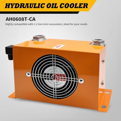 AH0608T-CA Hydraulic Oil Cooler Compatible with Mini Excavator