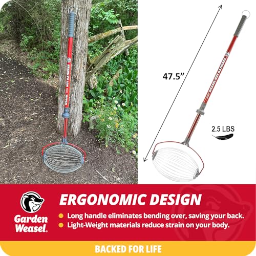 Garden Weasel Large Nut Collector Roller for Walnuts Apples Tennis Balls