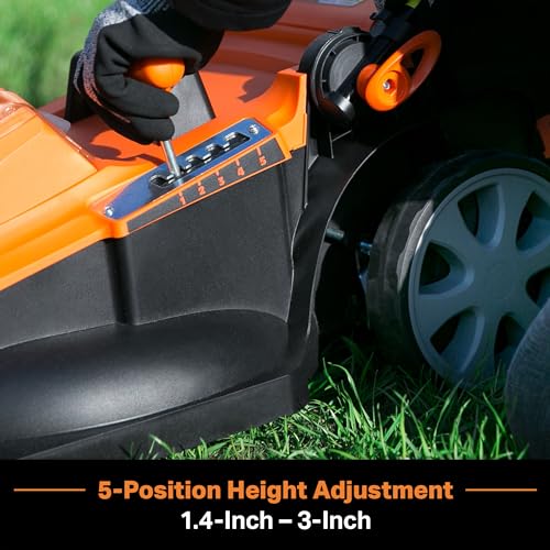 LawnMaster 48V MAX 17-inch Brushless Cordless Lawn Mower, CLMF4817E - color: 17-Inch