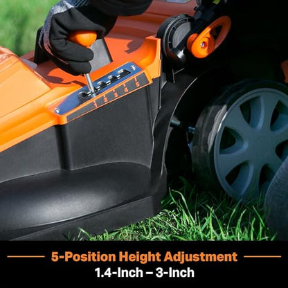LawnMaster 48V MAX 17-inch Brushless Cordless Lawn Mower, CLMF4817E - color: 17-Inch