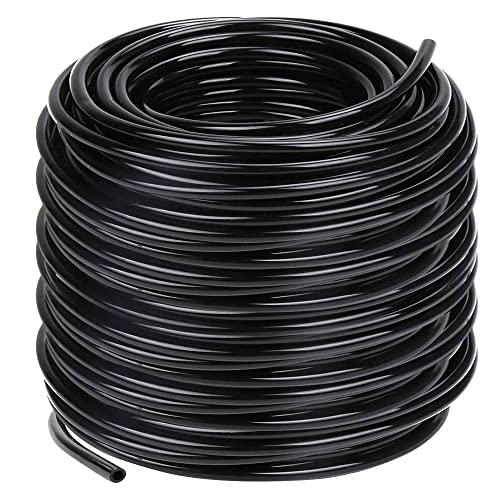 Hourleey Blank 200 FT Distribution Tubing Irrigation Drip Hose, 1/4 Inch Drip Line - size: 200 FT