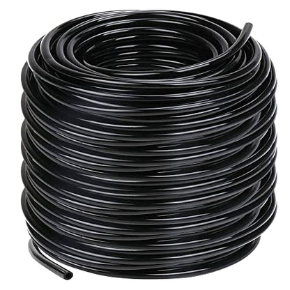 Hourleey Blank 200 FT Distribution Tubing Irrigation Drip Hose, 1/4 Inch Drip Line - size: 200 FT