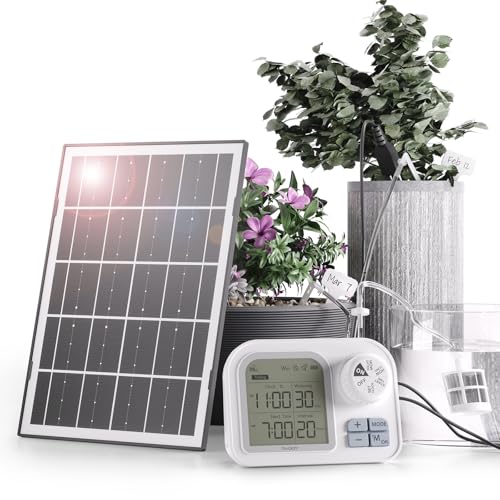 Raddy WS-7 Solar Drip Irrigation Kit, Auto Soil Moisture Sensor