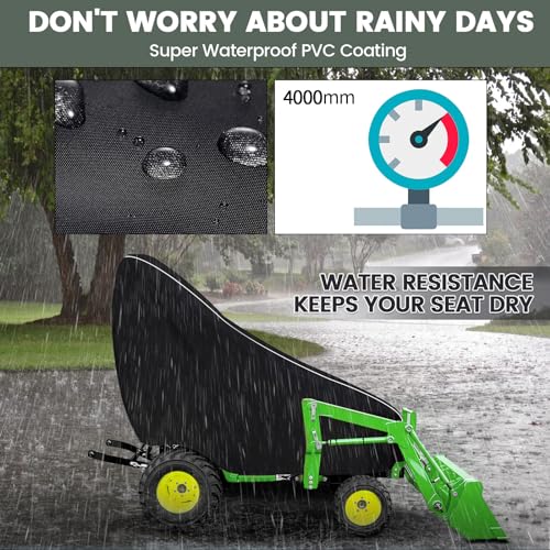 Waterproof Compact Tractors Cover Replace for John Deere 1025R 2520/ Kubota - size: Large