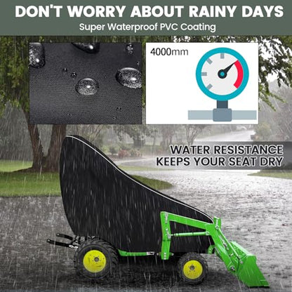 Waterproof Compact Tractors Cover Replace for John Deere 1025R 2520/ Kubota - size: Large