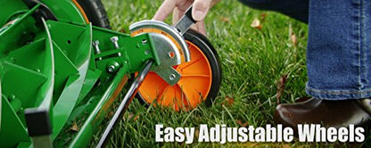 Scotts 2000-20S 20-Inch 5-Blade Push Reel Lawn Mower, Green - size: 20-Inch, 5-Blade