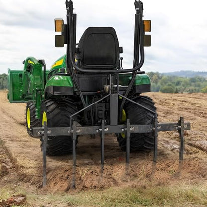 YINTATECH Heavy-Duty 3 Point Chisel Plow Scarifier 48 Inch for CAT-1