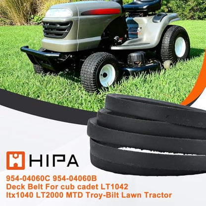 954-04060C Deck Belt for Troy Bilt Pony 42 Inch Mower 954-04060B 954-04060 754-04060B Cub Cadet LTX1040 LTX1042 Craftsman T110 T1000 T1200 T1400 MTD Gold 42” Riding Mower Parts (1/2" x 96.5")