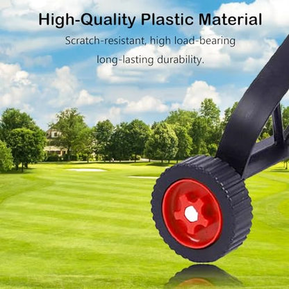 String Trimmer Wheel Attachment, Trimmer Support Wheels, Weed Eater Wheels, Lawn Mower Support Wheel Adjustable Weed Trimmer for Walk-Behind Brush Cutter