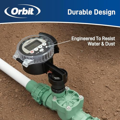2-Pack Orbit 57865 Battery-Operated Sprinkler Timer - Convenient Automated Watering Device ( 2 Total timers ) - size: 2-Pack Battery-Powered Water Sprinkler Controller