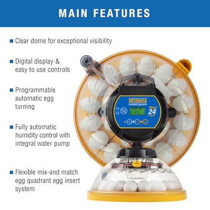 Brinsea Maxi 24 EX Egg Incubator with Automatic Turning & Humidity Control