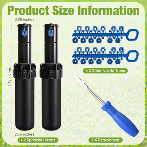2 Pack Sprinkler Head Compatible with Rain Bird 5000 Series