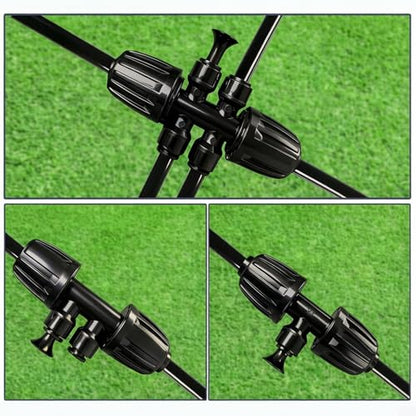 Leak‑Free 1/4" Drip Irrigation End Caps, Push‑Fit End Plugs Compatible with Quick Connect Tee Connectors for Garden Irrigation - size: 30PC-3