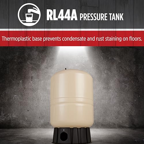 Red Lion RL44A, Vertical Pre-Charged Well Pressure Tank, 44 gallon - style: 44 Gallon Vertical
