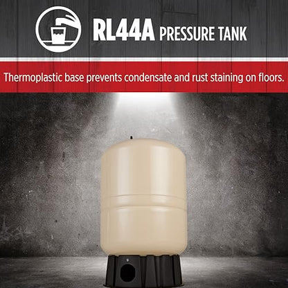 Red Lion RL44A, Vertical Pre-Charged Well Pressure Tank, 44 gallon - style: 44 Gallon Vertical
