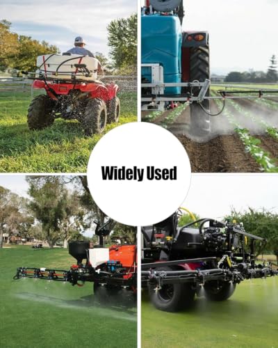 12 Ft Boomless Nozzle with Fixed Frame and Hose Clamp 3.0 GPM 12V Pumps