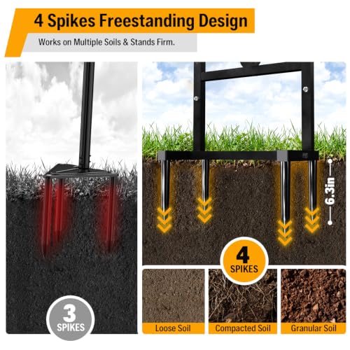 Garden Hose Holder with 45ft Kink Free Water Hose Kit