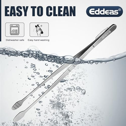 kitchen tweezers for cooking tweezers stainless steel tongs 12"10"8" - color: Stainless Steel 3Pcs, size: 8+10+12 inch