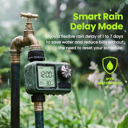 Garden Hose Sprinkler Timer 1 or 2 Outlet Programmable Controller - style: 1-Zone