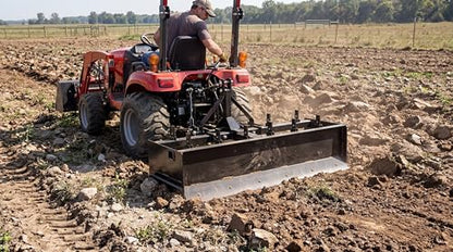 Impact IMPLEMENTS® 55" Three-Point Box Scraper for Cat-0 Tractors. Great for Leveling & Grading for Crops and Planting.