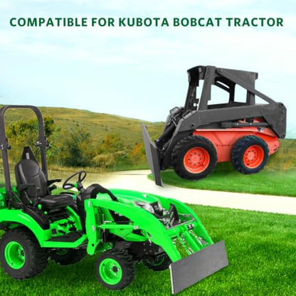 Suitable for 1/4” Universal Quick Attach Plate Compatible with Kubota and Bobcat Skid Steers and Tractors
