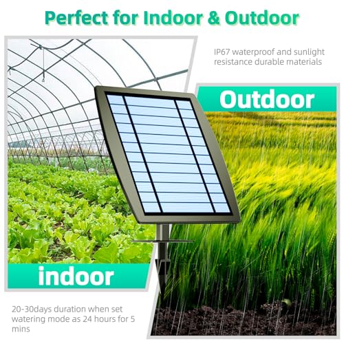 Solar Drip Irrigation System - Supports 20-30 Pots, 12 Timing Modes - Drip Irrigation Kit,Automatic Plant Garden Watering System for Outdoor Plants,Garden, and Potted Plants - size: Supports 20-30 Pots, 12Timing Modes