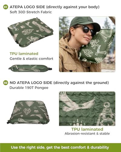 ATEPA Inflatable Seat Cushion - color: XL - 1 Pack Forestcamp